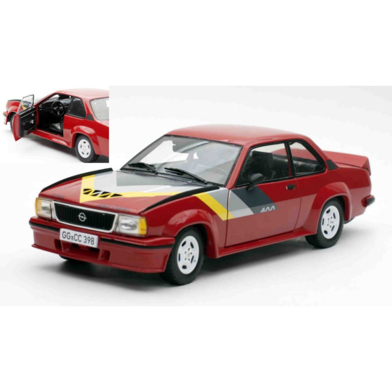 1:18 Sunstar Opel Ascona 400 1982 Rosso/giallo/grigio/nero