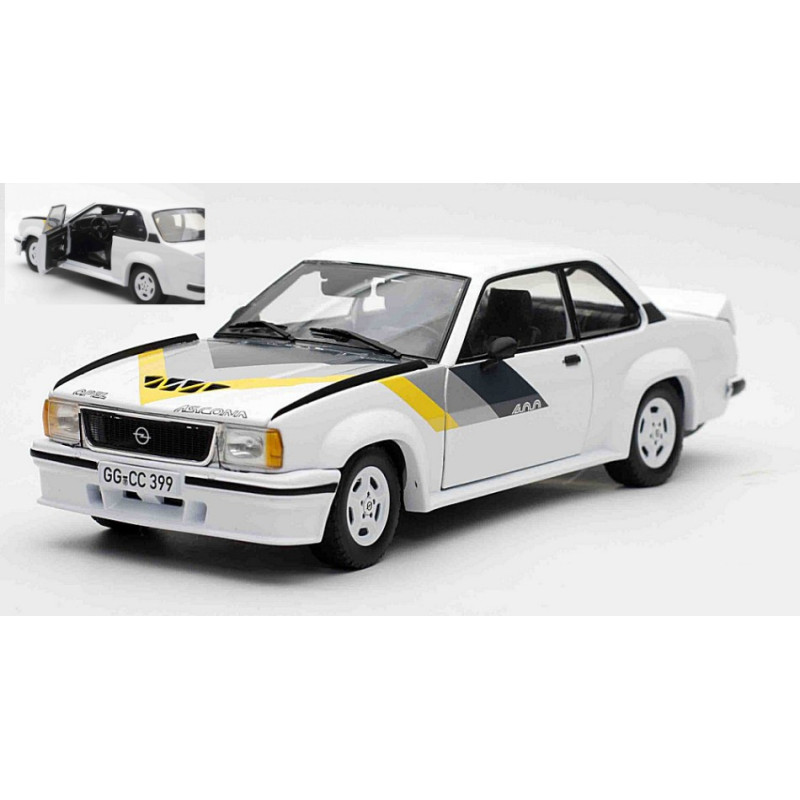 1:18 Sunstar Opel Ascona 400 1982 Bianco/giallo/grigio/nero