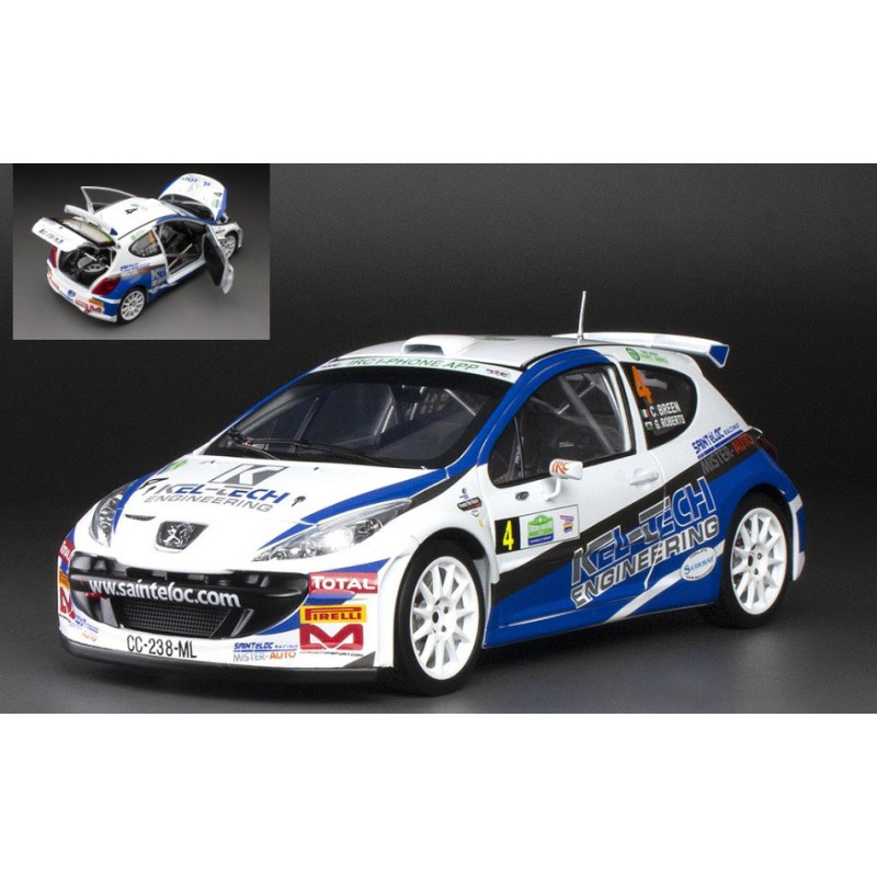 1:18 Sunstar Peugeot 207 S2000 N4 Circuit OF Ireland 2012 C.breene g.roberts