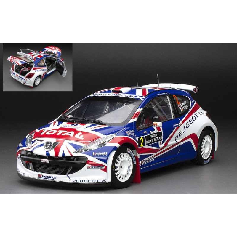 1:18 Sunstar Peugeot 207 S2000 N2 Rally OF Scotland 2009 K.meeke p.nagle