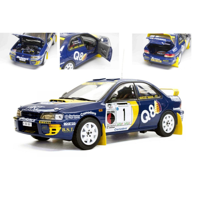 1:18 Sunstar Subaru Impreza 555 N1 Winner Rally Piancavallo 1998 Dallavilla fappani