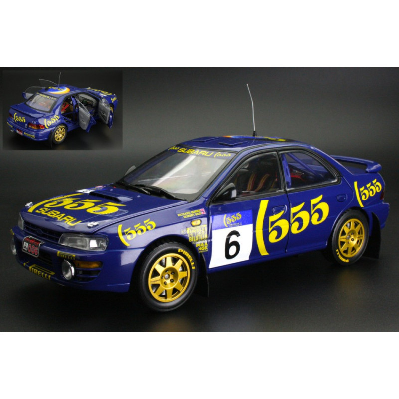 1:18 Sunstar Subaru Impreza 555 N6 Hk bejing Rally 1994 Burns/reid