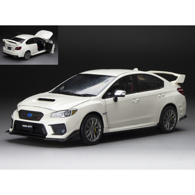 1:18 Sunstar Subaru WRX Challenge Package 2018 Crystal Bianco Pearl