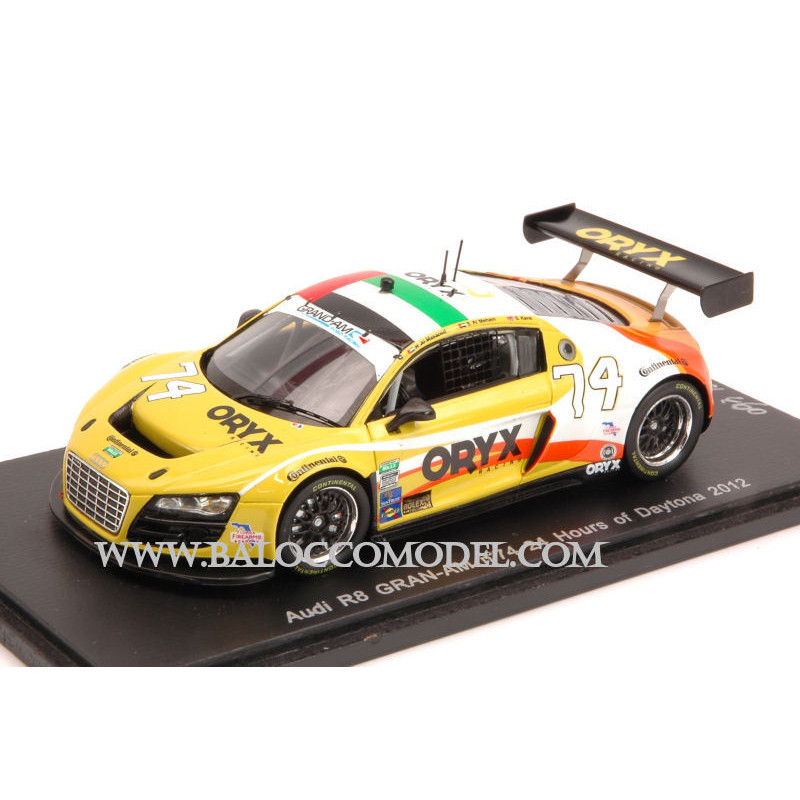 1:43 Spark Audi R8 N74 24H Daytona 2012 Masaood mehairi kane