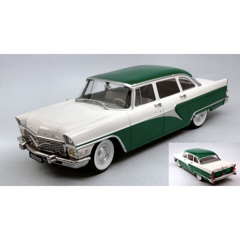 1:18 Triple 9 GAZ 13 Seagull 1959 Verde/bianco