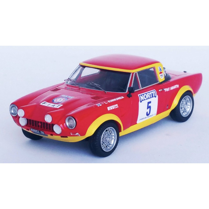 1:43 Trofeu Fiat 124 Abarth N5 1000 Lakes Rally 1974 Kinnunen aho