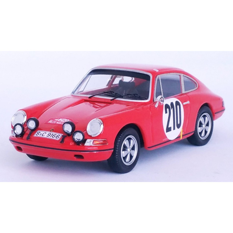 1:43 Trofeu Porsche 911 T 1st Monte Carlo Rally 1968 Elford stone