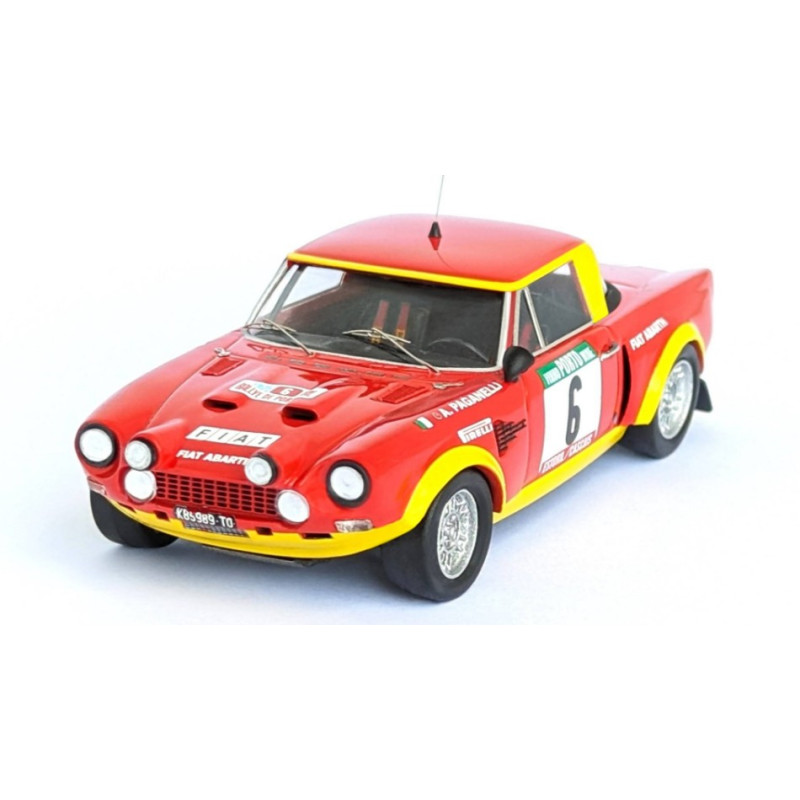 1:43 Trofeu Fiat 124 Abarth Rally N6 Rally OF Portugal 1975 Paganelli russo