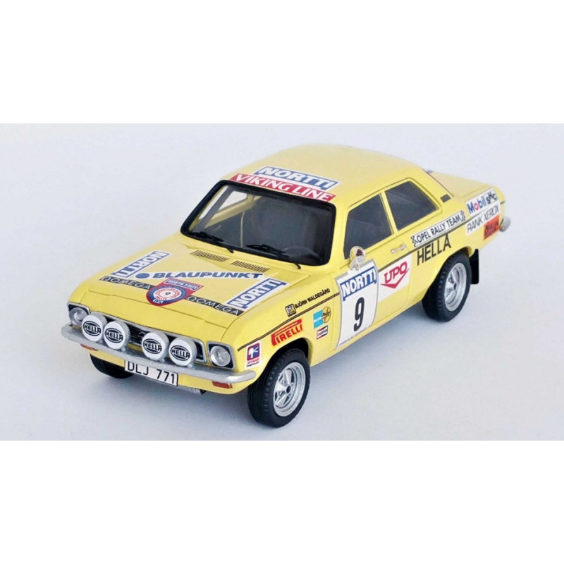 1:43 Trofeu Opel Ascona A 1000 Lakes Rally 1974 Waldegaard/hertz