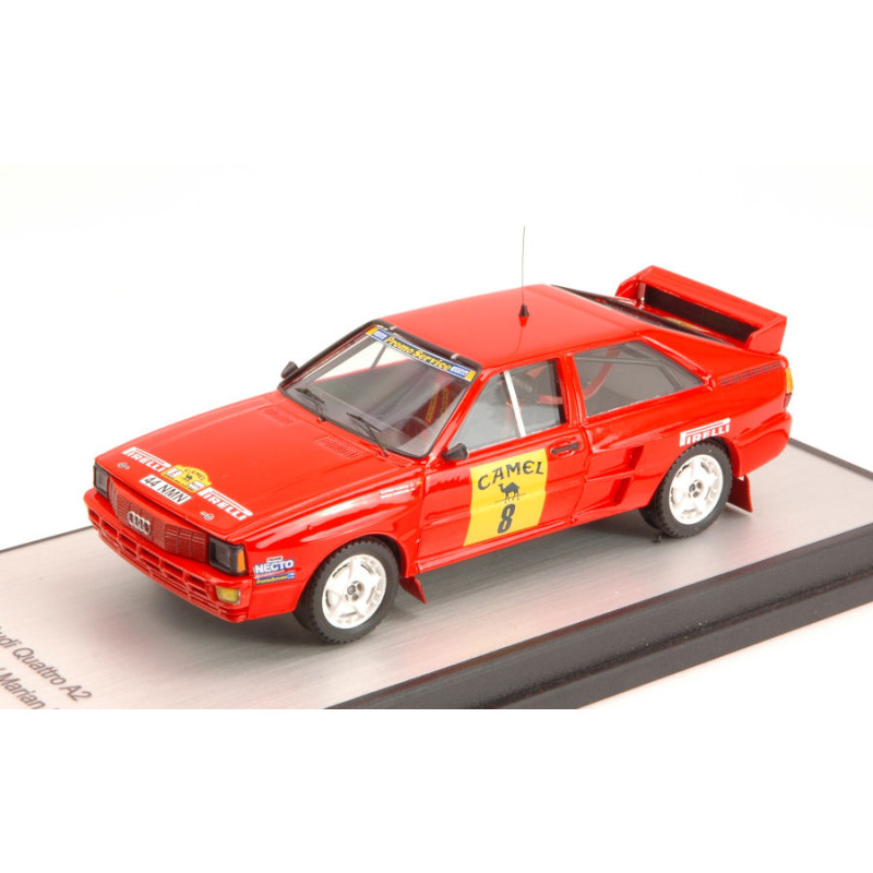 1:43 Trofeu Audi Quattro A2 N8 4th Rally DE Tierra 1988 C.aldecoa m.inunciaga