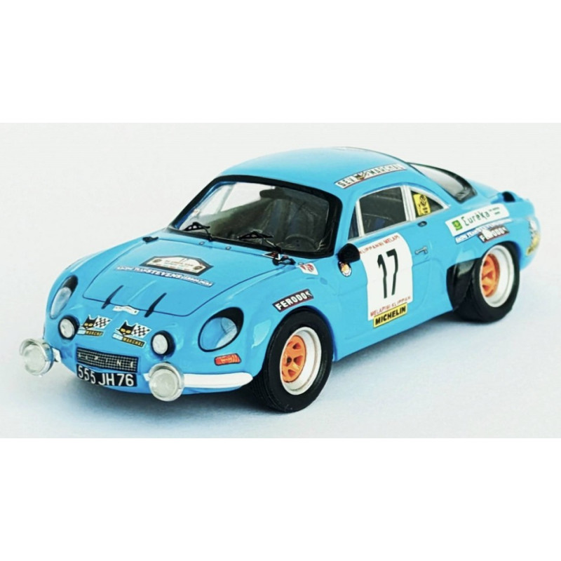 1:43 Trofeu Alpine A110 7th Ypres Rally 1977 Nusbaumer gourdain