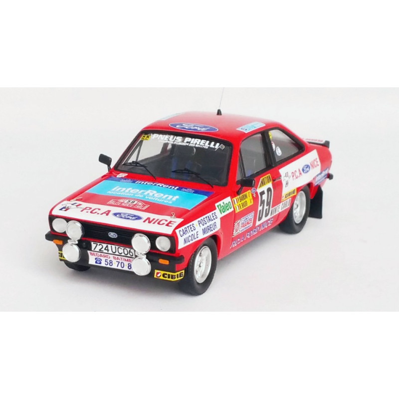 1:43 Trofeu Ford Escort MK2 RS2000 (2nd Gr.2)RALLY Monte Carlo 1982 Baroni/baud