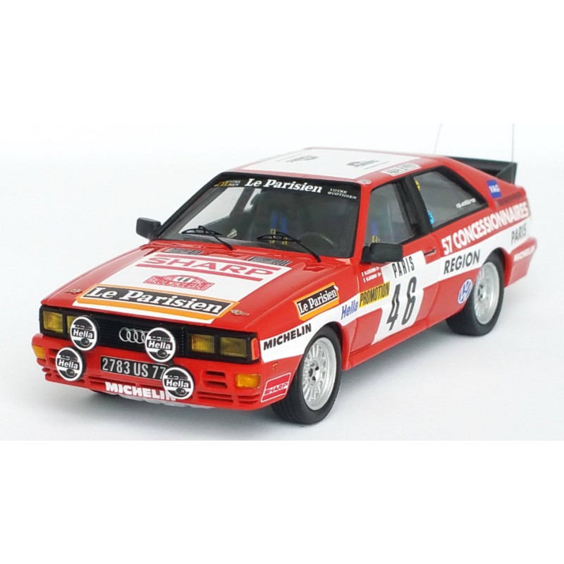 1:43 Trofeu Audi Quattro Monte Carlo Rally 1982 Cochin morin