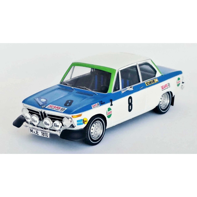 1:43 Trofeu BMW 2002 TI N8 5th Acropolis Rally 1972 Fall/wood