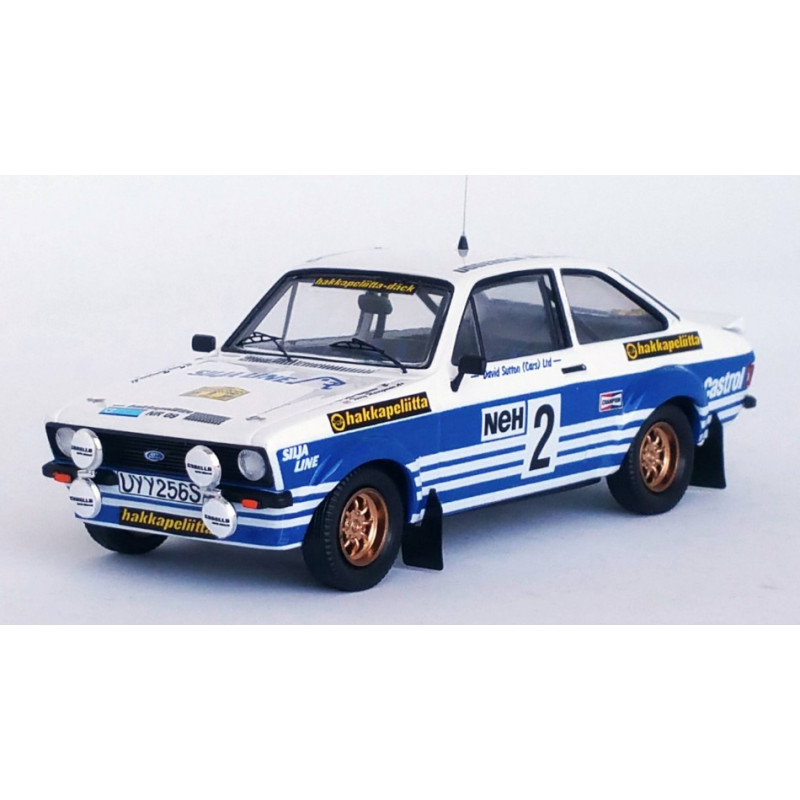 1:43 Trofeu Ford Escort Mkii 2nd Swedish Rally 1982 Vatanen harryman