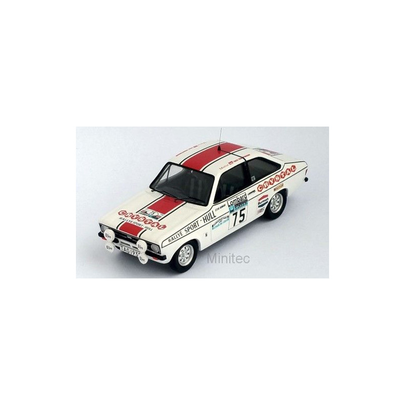 1:43 Trofeu Ford Escort Mkii RHD N75 RAC Rally 1977 Jackson howard