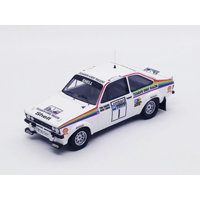 1:43 Trofeu Ford Escort MK2 N1 RAC Rally 1976 Makinen liddon