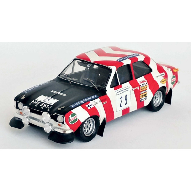 1:43 Trofeu Ford Escort MK1 RAC Rally 1970 Makinen/liddon