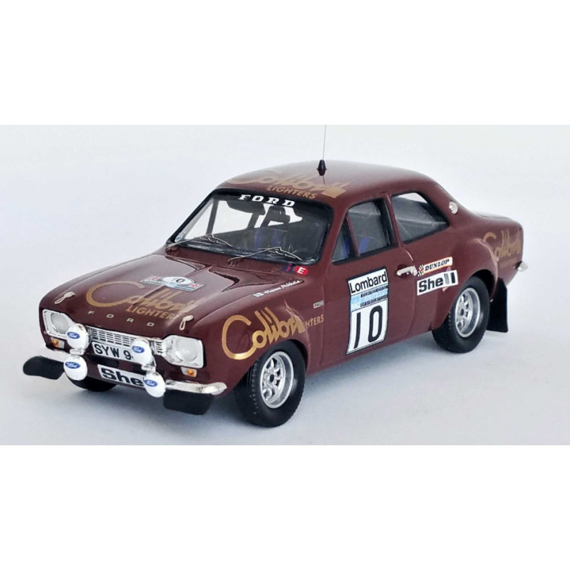 1:43 Trofeu Ford Escort MK1 N10 RAC Rally 1974 Mikkola/davenport