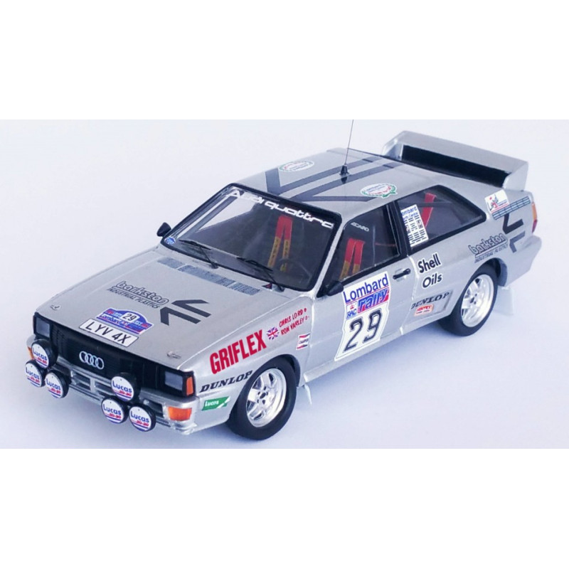 1:43 Trofeu Audi Quattro RAC Rally 1984 Lord varley