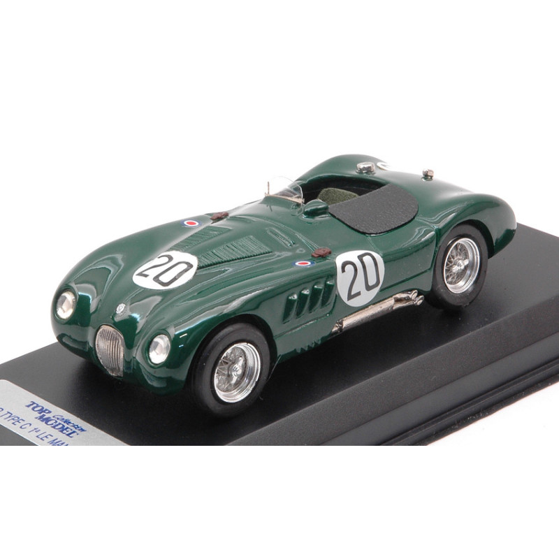 1:43 Top Model Jaguar C Type N20 Winner LM 1951 Peter Walker peter Biancohead