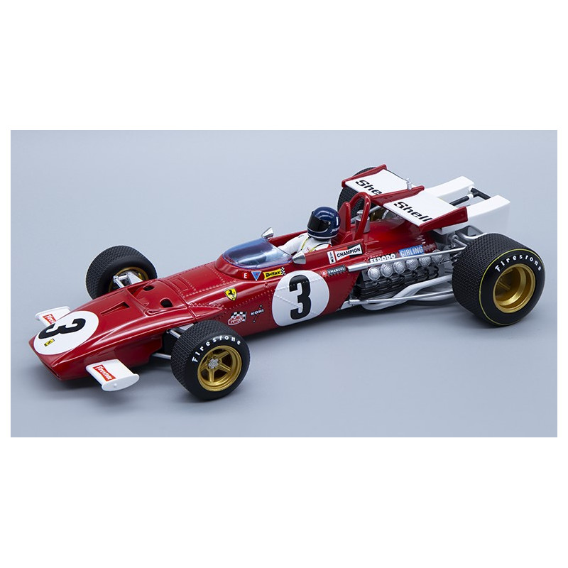 1:18 Tecnomodel Ferrari 312B N3 Winner GP Mexico 1970 J.ickx W/driver