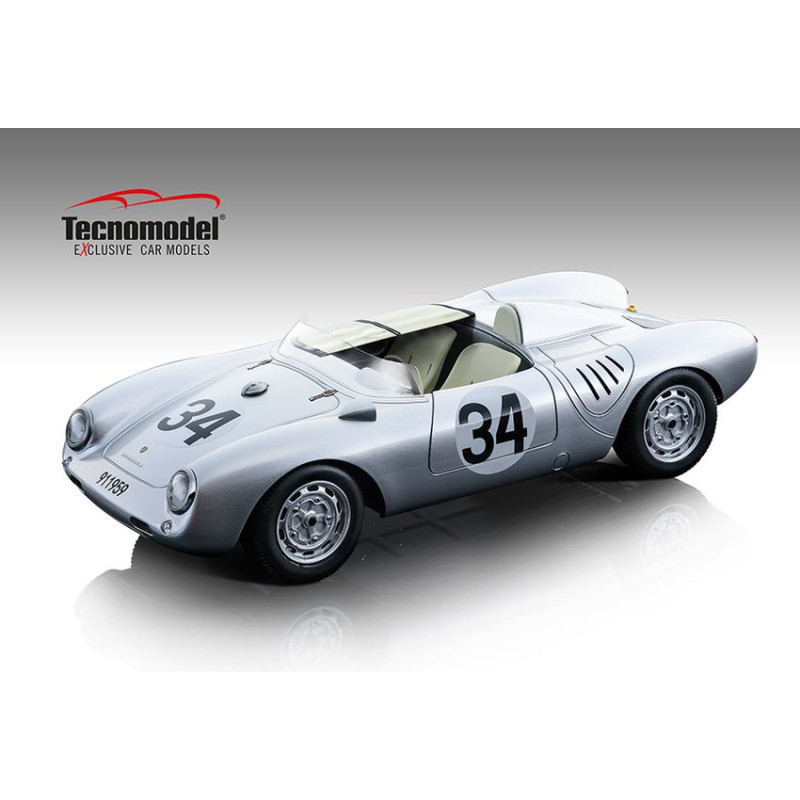 1:18 Tecnomodel Porsche 550A N34 LE Mans 1957 Storez/crawford