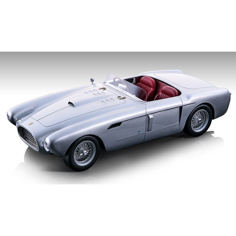 1:18 Tecnomodel Ferrari 340 Mexico Spyder 1953 Metallizzato Argento