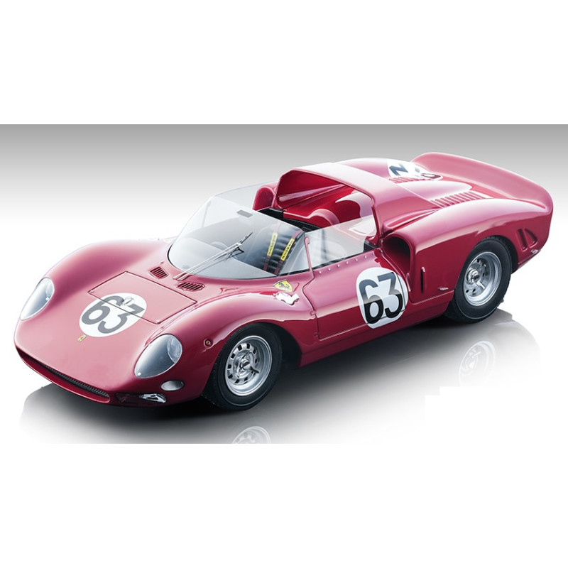 1:18 Tecnomodel Ferrari 275/330 P2 N63 WINN1000 KN Monza 1965 Parkes guichet