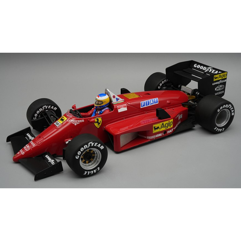 1:18 Tecnomodel Ferrari 156 85 1985 Press Version Michele Alboreto W/driver