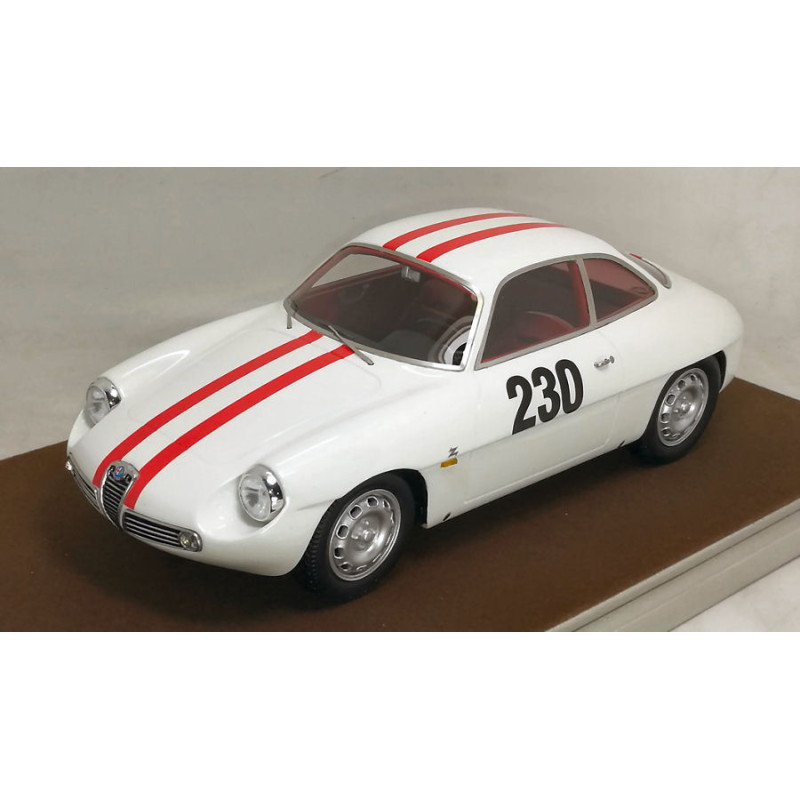 1:18 Tecnomodel Alfa Romeo Giulietta SZ N230 Friburgo schauinsland 1962 Fischbaber