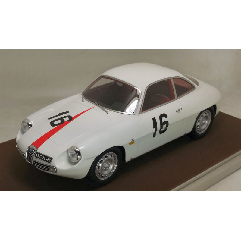 1:18 Tecnomodel Alfa Romeo Giulietta SZ N16 Coppa Fisa Monza 1960 KIM