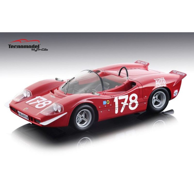 1:18 Tecnomodel Abarth 2000 S N178 Winner Targa Florio 1969 Bitter kelleners