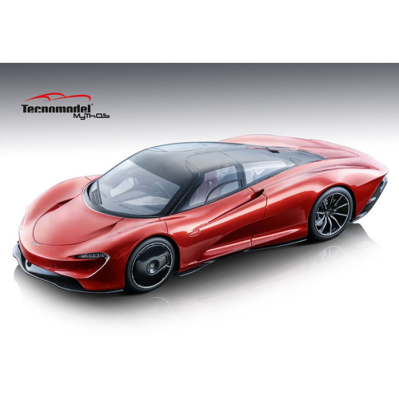 1:18 Tecnomodel MC Laren Speedtail Rosso Metallizzato