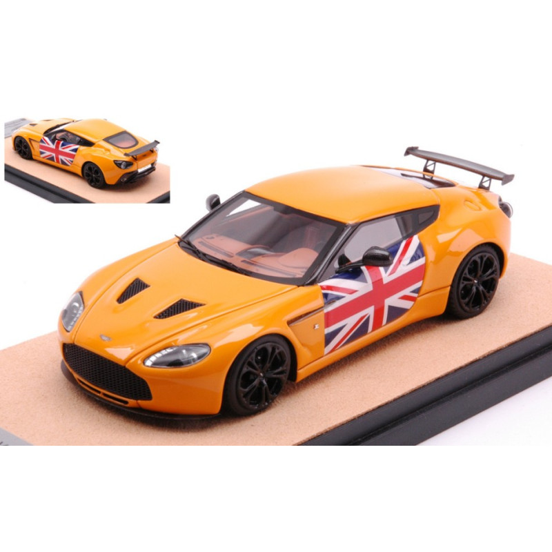 1:43 Tecnomodel Aston Martin V12 Zagato 2012 Gloss Arancione W/english Ed.lim.pcs 10