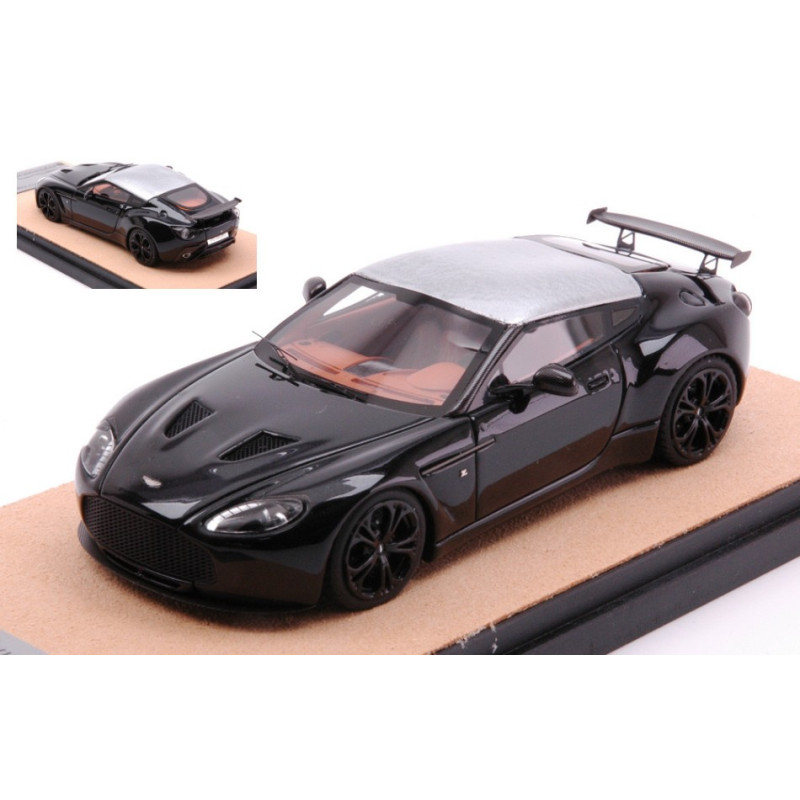 1:43 Tecnomodel Aston Martin V12 Zagato 2012 Nero W/aluminium Roof  Ed.lim.pcs 10