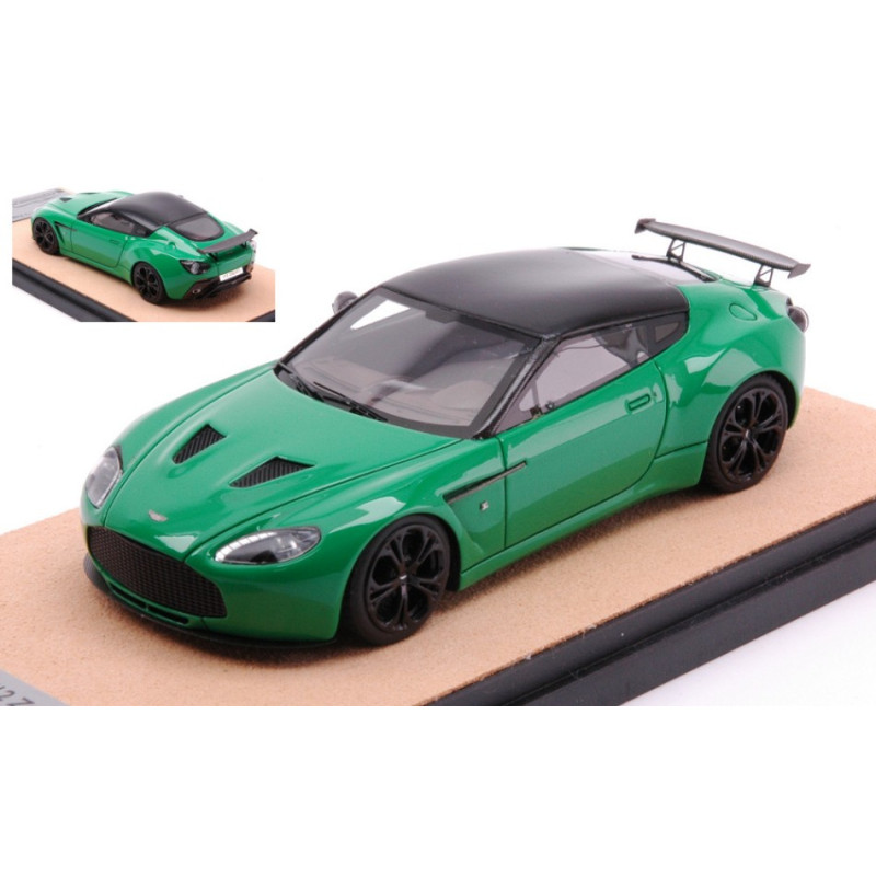 1:43 Tecnomodel Aston Martin V12 Zagato 2012 Brillant Verde  W/nero Ed.lim.pcs 10