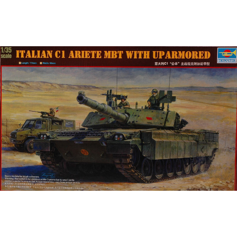 1:35 Trumpeter Carro Ariete MBT KIT