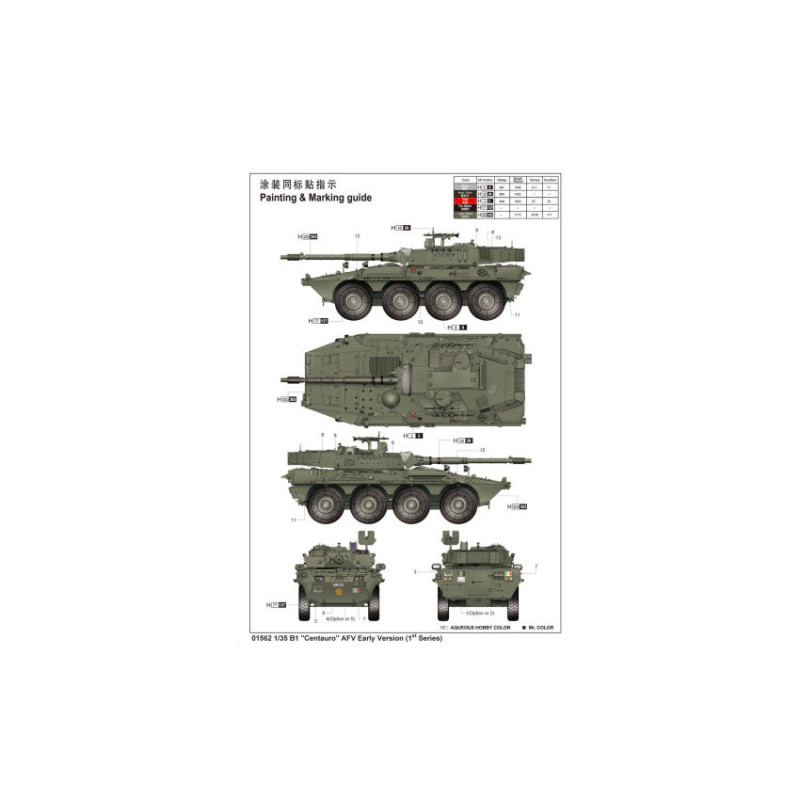 1:35 Trumpeter Carro Centauro KIT