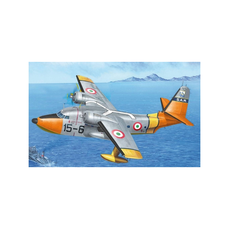 1:48 Trumpeter Aereo Italiano Albatross HU 16A 15mo Stormo S.a.r. KIT