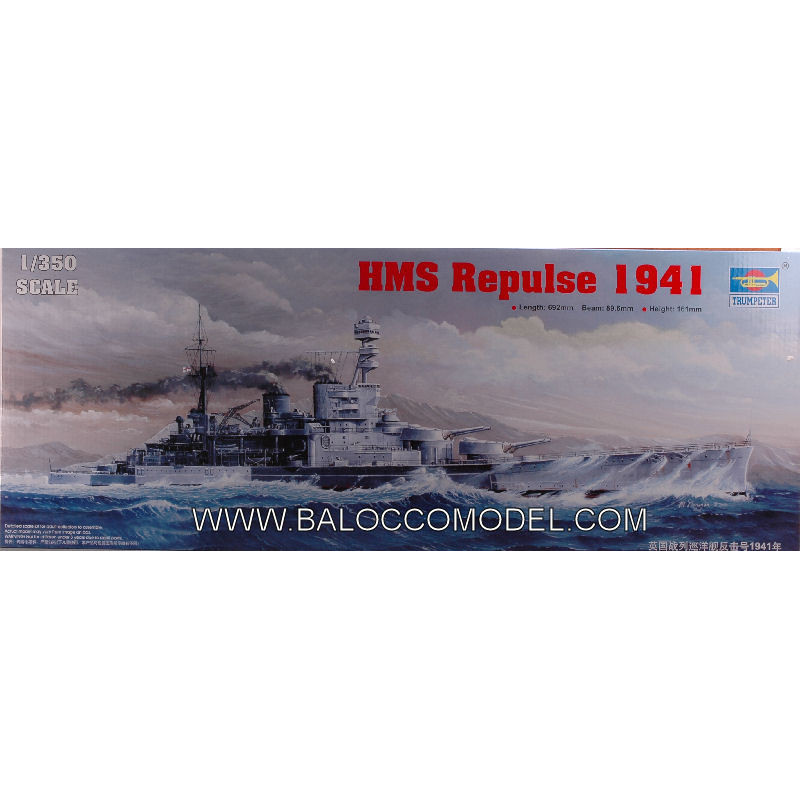 Trumpeter Nave HMS Repulse 1941 KIT 1:350