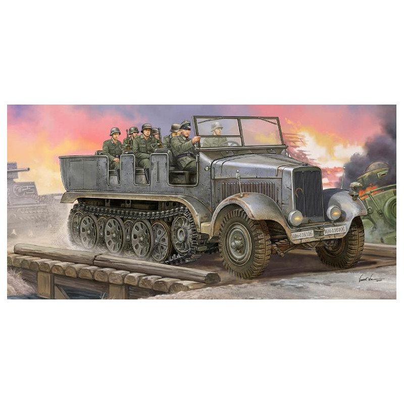 1:35 Trumpeter German Sd.kfz.halbkettenzugmaschine Artillerieausfuhrung KIT