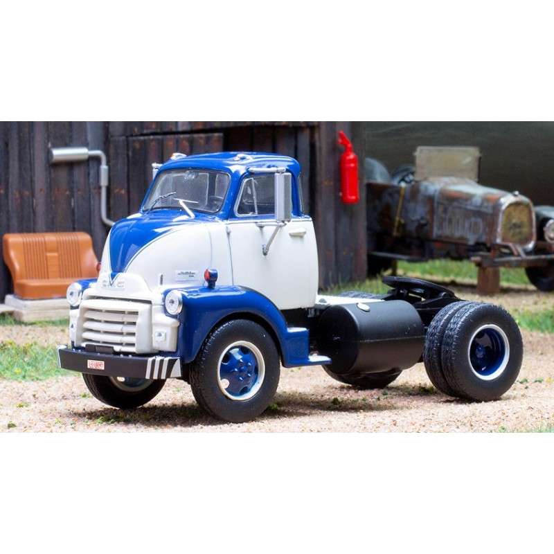 1:43 Ixo Model GMC 950 COE 1954 Bianco/blu