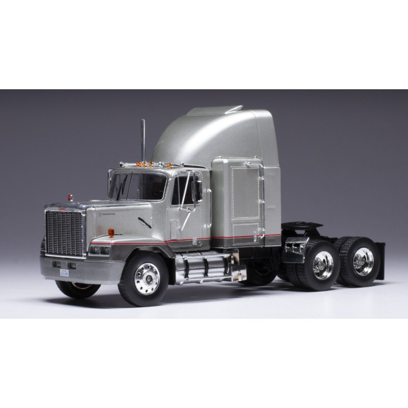 1:43 Ixo Model GMC General Sbfa BIG Sleeper 1988 Metallizzato Grigio