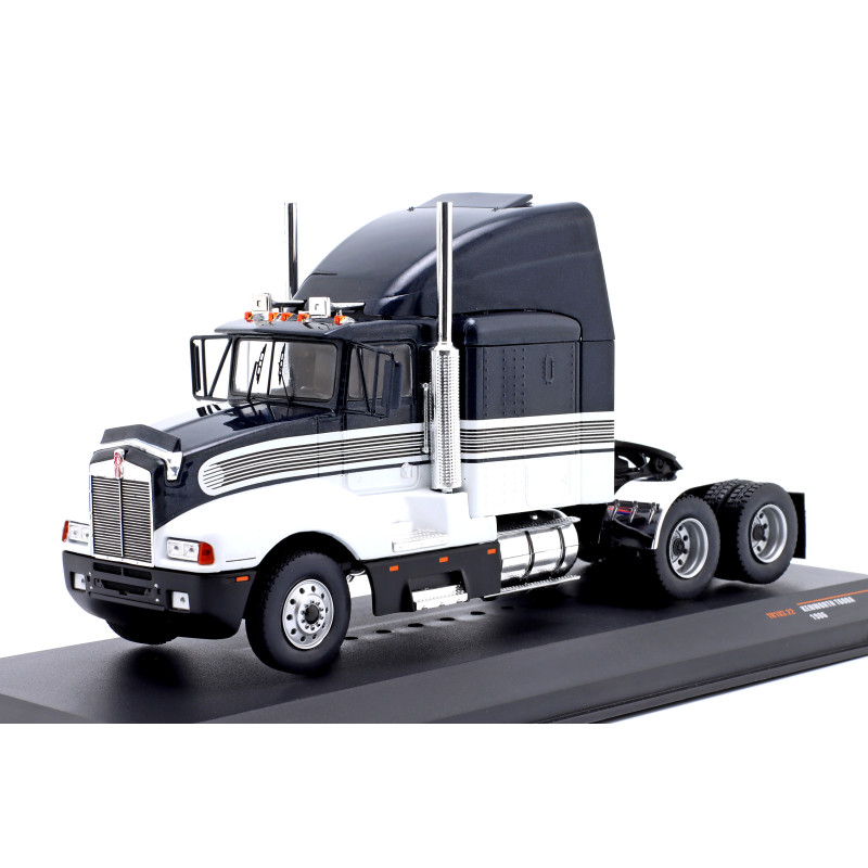 1:43 Ixo Model Kenworth T600 A 1986 Nero/bianco