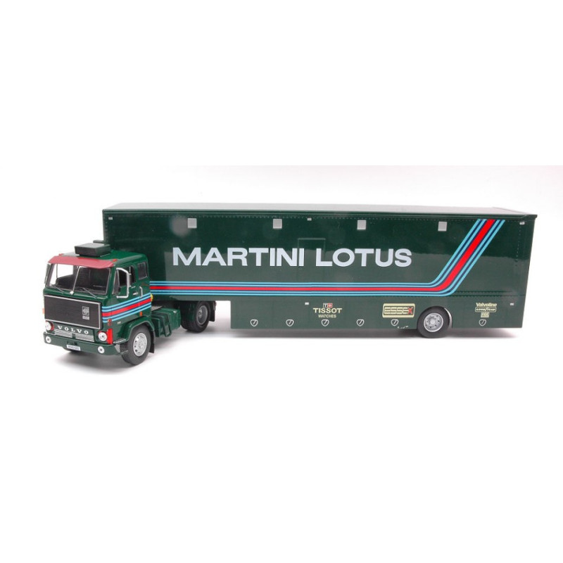 1:43 Ixo Model Volvo F88 Lotus Martini Race Transport