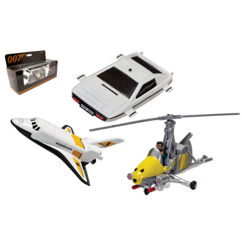 Corgi James Bond Space Shuttle mm 90/GYROCOPTER 110 mm/ Lotus Esprit mm 90