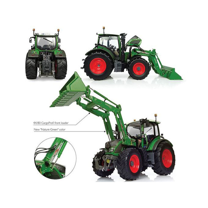 1:32 Universal Hobbies Fendt 516 Vario With Front Loader