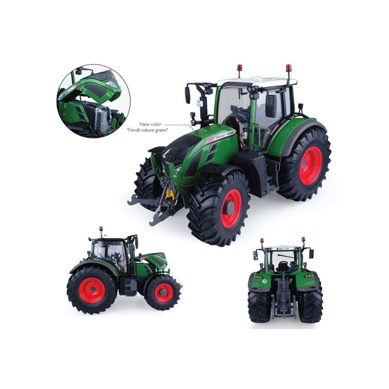 1:32 Universal Hobbies Fendt 724 Vario Nature Verde Color