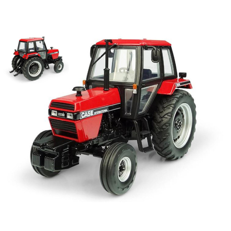 1:32 Universal Hobbies Trattore Case International 1494 4WD Rosso/nero Version